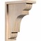 Ekena Millwork New Brighton Smooth Corbel w/Backplate, Douglas Fir, 5 1/2"W x 12"D x 16"H COR06X12X16NEB01SDF - alternate 1